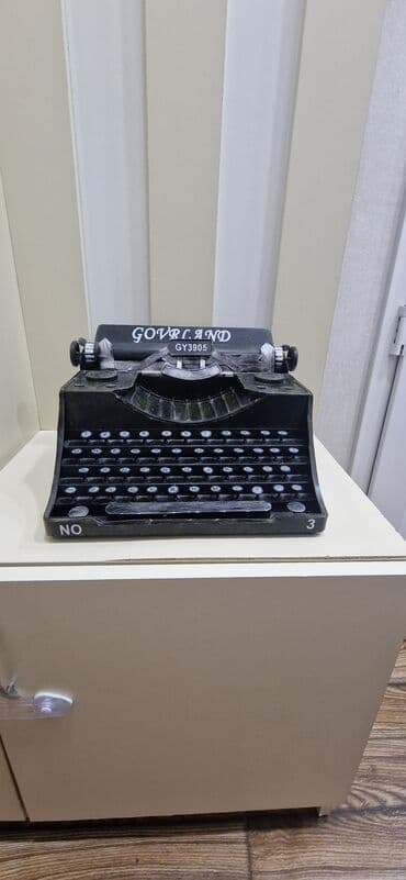 Dekorativ retro yazı maşını maketi – GOVRLAND GY3905 - Material lalafo.az -da Dekorativ retro yazı maşını maketi – GOVRLAND GY3905 - Material