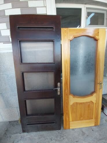 Taxta otaq qapıları – 2 ədəd - Material: təbii ağac - Modellər: 1) lalafo.az -da Taxta otaq qapıları – 2 ədəd - Material: təbii ağac - Modellər: 1)