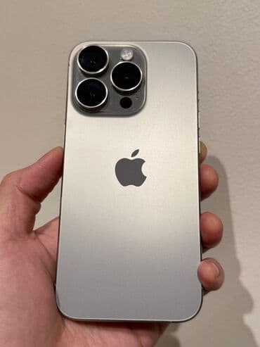 IPhone 15 Pro, White Titanium, Zəmanət, Face ID, Sənədlərlə lalafo.az -da IPhone 15 Pro, White Titanium, Zəmanət, Face ID, Sənədlərlə