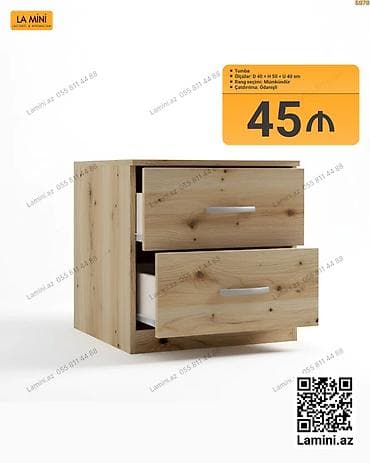 Tumba – 2 çekmecəli, lakonik və minimal dizayn. Xüsusiyyətlər: - lalafo.az -da Tumba – 2 çekmecəli, lakonik və minimal dizayn. Xüsusiyyətlər: -