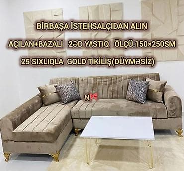 Künc divan, Yeni, Açılan, Bazalı, Parça, Ünvana pulsuz çatdırılma lalafo.az -da Künc divan, Yeni, Açılan, Bazalı, Parça, Ünvana pulsuz çatdırılma
