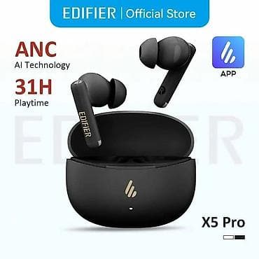 Другая аудиотехника: ☄️ Edifier X5 Pro ANC & AI-Enhanced True Wireless Earbuds at lalafo.az — 1 Другая аудиотехника: ☄️ Edifier X5 Pro ANC & AI-Enhanced True Wireless Earbuds — 1