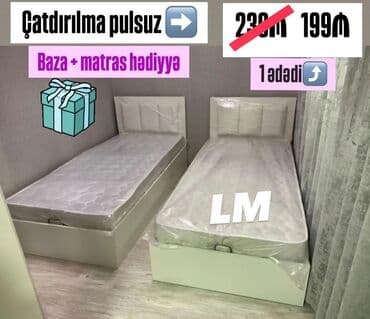 Yeni, Təknəfərlik çarpayı, Bazalı, Matras ilə lalafo.az -da Yeni, Təknəfərlik çarpayı, Bazalı, Matras ilə