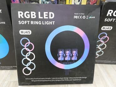 RGB LED Soft Ring Light – MJ45 Xüsusiyyətlər: - RGB LED yumşaq lalafo.az -da RGB LED Soft Ring Light – MJ45 Xüsusiyyətlər: - RGB LED yumşaq