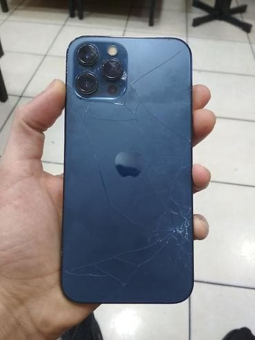 IPhone 12 Pro Max, 256 GB, Pacific Blue, Face ID lalafo.az -da IPhone 12 Pro Max, 256 GB, Pacific Blue, Face ID