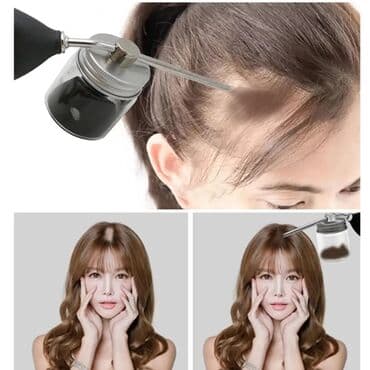 Saçın seyrək yerlərinə toz rəng və ya pudra vurmaq üçün saç lalafo.az -da Saçın seyrək yerlərinə toz rəng və ya pudra vurmaq üçün saç