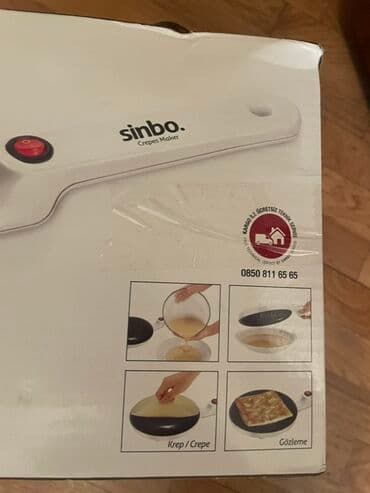Blinçik aparatları: Sinbo Crepes Maker – elektrikli krep/gözləmə hazırlayan aparat - lalafo.az -da — 4 Blinçik aparatları: Sinbo Crepes Maker – elektrikli krep/gözləmə hazırlayan aparat - — 4