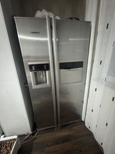 İşlənmiş 2 qapılı Soyuducu Satılır, rəng - Gümüşü, Dispenserli lalafo.az -da İşlənmiş 2 qapılı Soyuducu Satılır, rəng - Gümüşü, Dispenserli