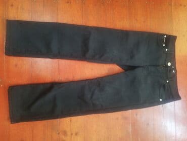 Qara rəngli düz kəsimli cins şalvar - Rəng: tam qara - Kəsim: düz lalafo.az -da Qara rəngli düz kəsimli cins şalvar - Rəng: tam qara - Kəsim: düz