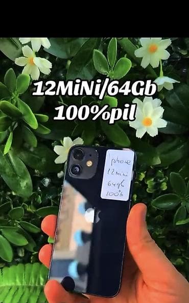 IPhone 12 mini, 64 GB, Blue Titanium lalafo.az -da IPhone 12 mini, 64 GB, Blue Titanium