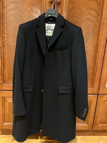Burberry London kişi palto - Rəng: qara - Kəsim: klassik, dizdən lalafo.az -da Burberry London kişi palto - Rəng: qara - Kəsim: klassik, dizdən