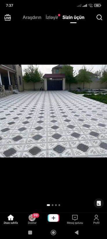 Ландшафтные работы: Tamet daşlarının düzülməsi və satışı - Həyət, giriş yolu, obyekt önü at lalafo.az — 4 Ландшафтные работы: Tamet daşlarının düzülməsi və satışı - Həyət, giriş yolu, obyekt önü — 4