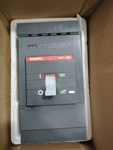 Потолок: ANDELI AM3-400L kalpaklı avtomatik açar (MCCB) - Model: AM3-400L - at lalafo.az — 1 Потолок: ANDELI AM3-400L kalpaklı avtomatik açar (MCCB) - Model: AM3-400L - — 1
