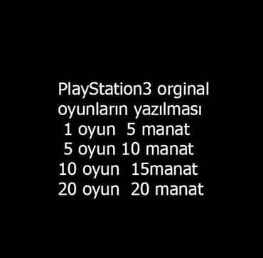 PlayStation3 orginal oyunlarin yazilmasi Therma pasta Tozdan lalafo.az -da PlayStation3 orginal oyunlarin yazilmasi Therma pasta Tozdan