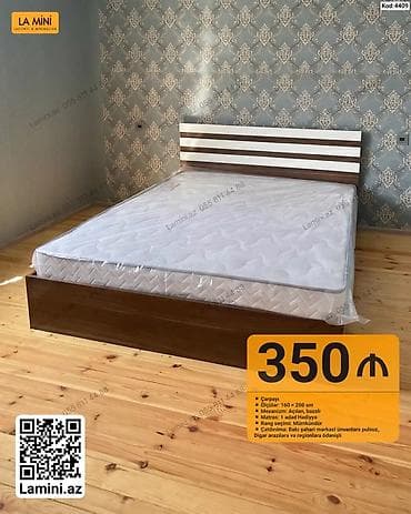 Çarpayı – Kod: 4409 - Ölçü: 160 × 200 sm - Mexanizm: açılan, bazalı - lalafo.az -da Çarpayı – Kod: 4409 - Ölçü: 160 × 200 sm - Mexanizm: açılan, bazalı -