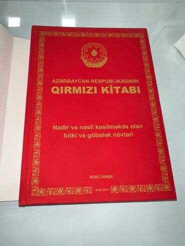 Məhsul: “Azərbaycan Respublikasının Qırmızı Kitabı – Nadir və nəsli lalafo.az -da Məhsul: “Azərbaycan Respublikasının Qırmızı Kitabı – Nadir və nəsli