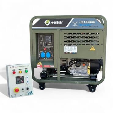 NEVA HE15500E dizel generatoru + A.T.S avtomatik ötürmə paneli Məhsul lalafo.az -da NEVA HE15500E dizel generatoru + A.T.S avtomatik ötürmə paneli Məhsul
