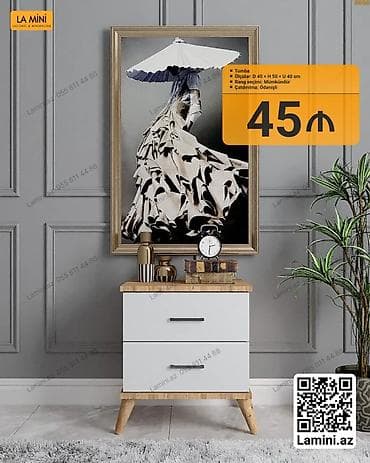Tumba – La Mini - Ölçülər: D 40 × H 50 × U 40 sm - Rəng seçimi at lalafo.az Tumba – La Mini - Ölçülər: D 40 × H 50 × U 40 sm - Rəng seçimi