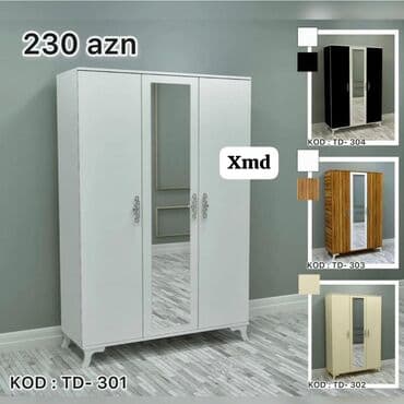 Açılan, 3 qapılı Düz dolab, Qarderob, paltar dolabı lalafo.az -da Açılan, 3 qapılı Düz dolab, Qarderob, paltar dolabı