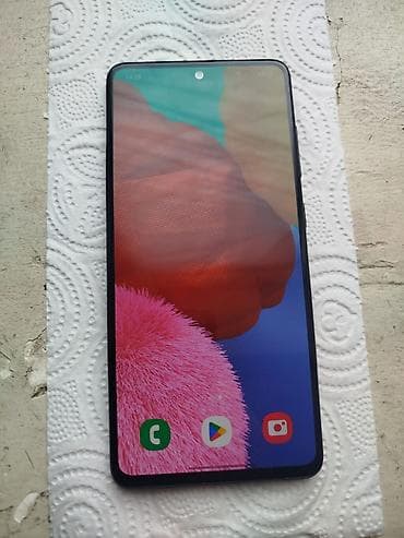 Samsung Galaxy A51, rəng - Qara, Barmaq izi lalafo.az -da Samsung Galaxy A51, rəng - Qara, Barmaq izi