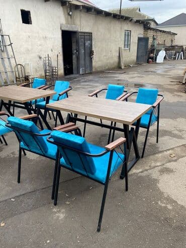 Салонная мебель на заказ: Со стульями, Прямоугольный стол, 4 персоны at lalafo.az — 1 Салонная мебель на заказ: Со стульями, Прямоугольный стол, 4 персоны — 1