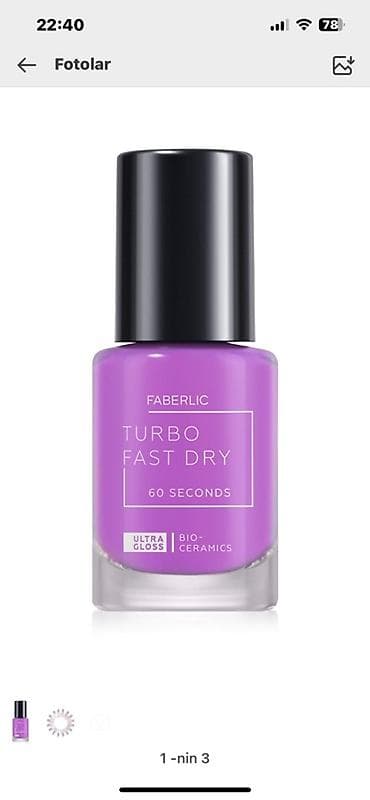 Faberlic Turbo Fast Dry dırnaq lakı – 60 saniyəyə sürətli quruma lalafo.az -da Faberlic Turbo Fast Dry dırnaq lakı – 60 saniyəyə sürətli quruma