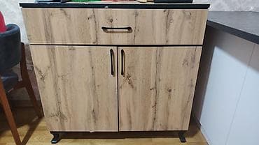 Yataq otağı mebel dəsti – təbii palıd teksturalı, qara detallar ilə lalafo.az -da Yataq otağı mebel dəsti – təbii palıd teksturalı, qara detallar ilə