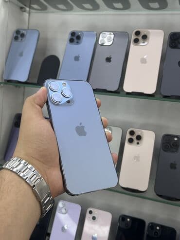 IPhone 13 Pro Max, 256 GB, Sierra Blue, Face ID lalafo.az -da IPhone 13 Pro Max, 256 GB, Sierra Blue, Face ID
