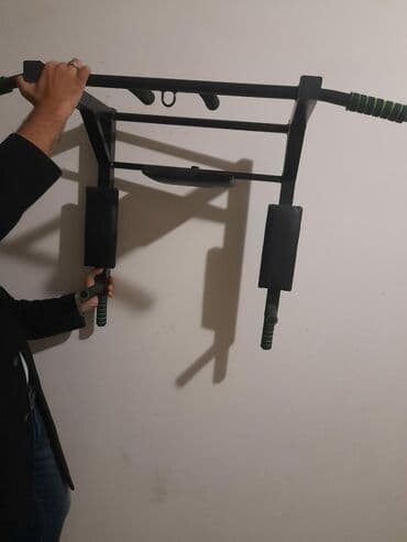 Турники и брусья: Divar üçün çoxfunksiyalı turnik–dip stansiyası - Möhkəm metal at lalafo.az — 1 Турники и брусья: Divar üçün çoxfunksiyalı turnik–dip stansiyası - Möhkəm metal — 1