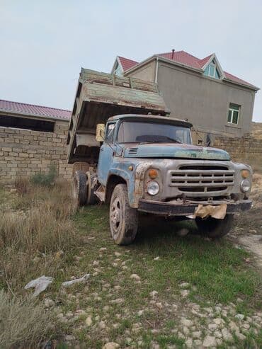 ZIL dumper yük maşını - Korpus: klassik ZIL kabin, mavi rəngli, ön və lalafo.az -da ZIL dumper yük maşını - Korpus: klassik ZIL kabin, mavi rəngli, ön və