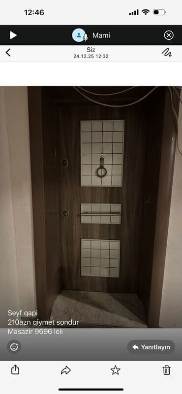 Mənzil üçün İşlənmiş Giriş qapısı Glazok ilə, Zəmanətsiz, Ünvandan götürmə lalafo.az -da Mənzil üçün İşlənmiş Giriş qapısı Glazok ilə, Zəmanətsiz, Ünvandan götürmə