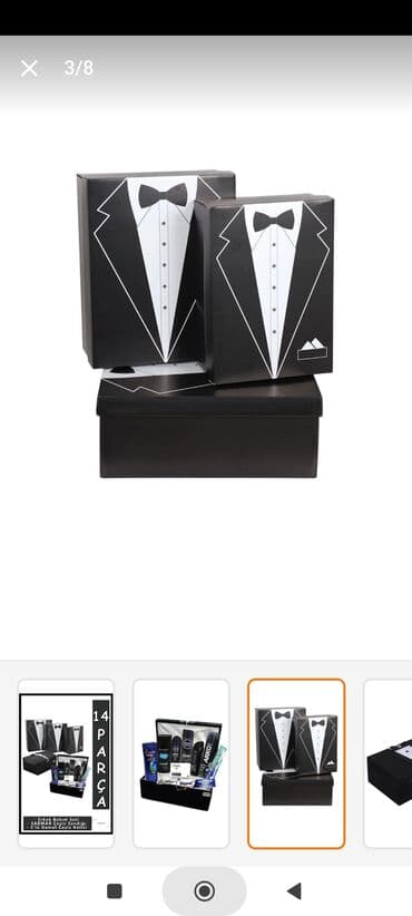 Hədiyyə qutusu, Yeni, rəng - Qara lalafo.az -da Hədiyyə qutusu, Yeni, rəng - Qara