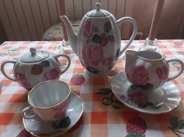 Çay dəsti, rəng - Ağ, Farfor, SSRİ lalafo.az -da Çay dəsti, rəng - Ağ, Farfor, SSRİ