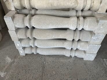 Təbii daşdan hazırlanmış balyustrad sütunları (balustrlar) - lalafo.az -da Təbii daşdan hazırlanmış balyustrad sütunları (balustrlar) -