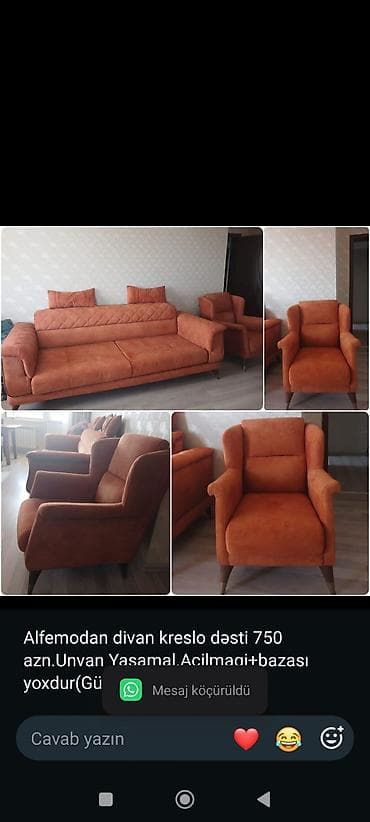 Alfemodan divan kreslo dəsti 750 azn.Unvan Yasamal.Acilmagi+bazası at lalafo.az Alfemodan divan kreslo dəsti 750 azn.Unvan Yasamal.Acilmagi+bazası
