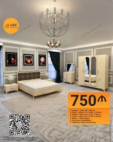 İkinəfərlik çarpayı, Komod lalafo.az -da İkinəfərlik çarpayı, Komod