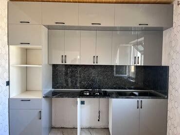 угловая кухня маленькая: Кухонный гарнитур на заказ, Самозакрывающие петли, Ламинат гладкий, Есть кредит, Бесплатная доставка at lalafo.az — 1 угловая кухня маленькая: Кухонный гарнитур на заказ, Самозакрывающие петли, Ламинат гладкий, Есть кредит, Бесплатная доставка — 1