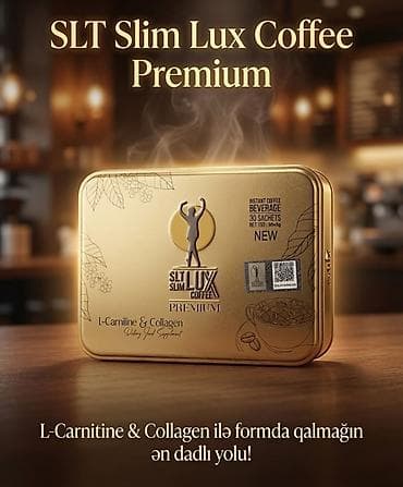 SLT Slim Lux Coffee Premium – L‑Carnitine və Kollagenlə zəngin instant lalafo.az -da SLT Slim Lux Coffee Premium – L‑Carnitine və Kollagenlə zəngin instant