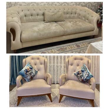 İşlənmiş, Divan, 2 kreslo, Bazasız, Açılmayan lalafo.az -da İşlənmiş, Divan, 2 kreslo, Bazasız, Açılmayan