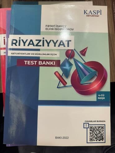 Riyaziyyat – Test Bankı (Kaspi Abituriyent) Tertemizdir, tezeden lalafo.az -da Riyaziyyat – Test Bankı (Kaspi Abituriyent) Tertemizdir, tezeden