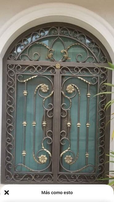 Оконные карнизы: H&H DOORS tam keyfiyetli qara metalla pencere raşotkalarının her at lalafo.az — 7 Оконные карнизы: H&H DOORS tam keyfiyetli qara metalla pencere raşotkalarının her — 7