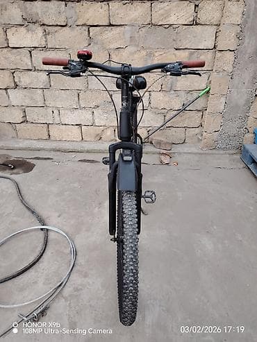 Dağ/şosse üçün universal velosiped – mat qara rəng Texniki lalafo.az -da — 3 Dağ/şosse üçün universal velosiped – mat qara rəng Texniki — 3