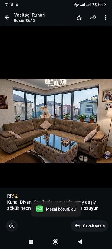 Künc divan, Çatdırılma yoxdur lalafo.az -da Künc divan, Çatdırılma yoxdur