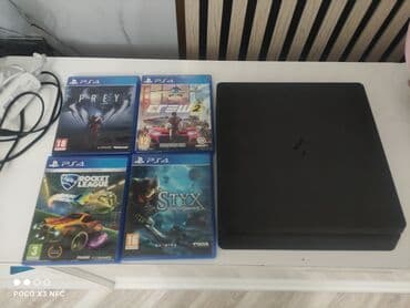 PlayStation 4 Slim + 4 orijinal PS4 oyun diski seti Komplekt: - lalafo.az -da PlayStation 4 Slim + 4 orijinal PS4 oyun diski seti Komplekt: -