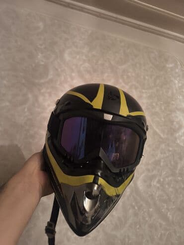 Moto əlcəklər: Moto kask - Tip: Off-road/dual-sport üslublu tam üzlü kask - Korpus lalafo.az -da — 1 Moto əlcəklər: Moto kask - Tip: Off-road/dual-sport üslublu tam üzlü kask - Korpus — 1