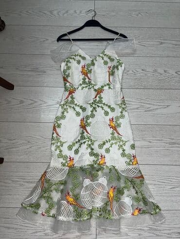 Zərif naxışlı midi don - Rəng: ağ əsaslı, rəngarəng naxışlar (yaşıl lalafo.az -da Zərif naxışlı midi don - Rəng: ağ əsaslı, rəngarəng naxışlar (yaşıl