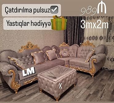 ⚜️Künc divanlar LEXUS⚜️ - Ölçü: 3m x 2m - Qiymət: 989₼ - Yeni və lalafo.az -da ⚜️Künc divanlar LEXUS⚜️ - Ölçü: 3m x 2m - Qiymət: 989₼ - Yeni və