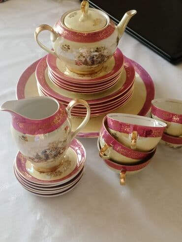 Çay dəsti, rəng - Çəhrayı, Farfor lalafo.az -da Çay dəsti, rəng - Çəhrayı, Farfor