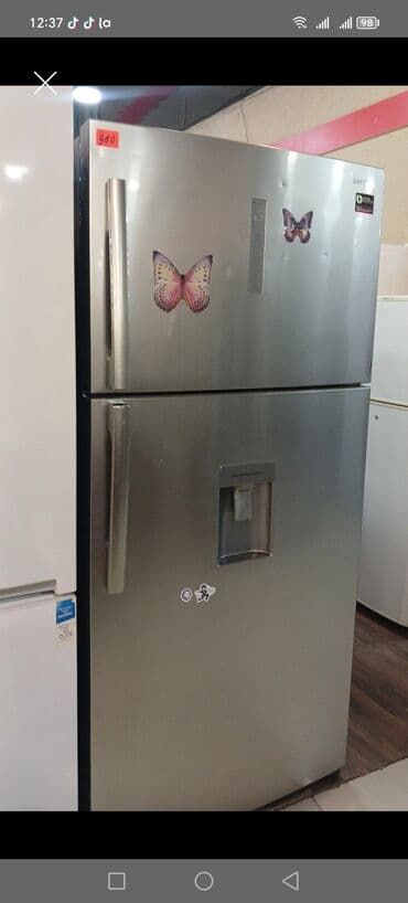 İşlənmiş 2 qapılı Samsung Soyuducu Satılır, rəng - Gümüşü, Dispenserli lalafo.az -da İşlənmiş 2 qapılı Samsung Soyuducu Satılır, rəng - Gümüşü, Dispenserli