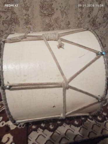 Nağara (böyük tambur) – iki tərəfli membranlı, ipli gərmə sistemi ilə lalafo.az -da Nağara (böyük tambur) – iki tərəfli membranlı, ipli gərmə sistemi ilə